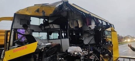 AccidentNews पीएम मोदी के रैली मे शामिल होने जा रहे कार्यकर्ताओं की बस एक्सीडेंट दो की मौत