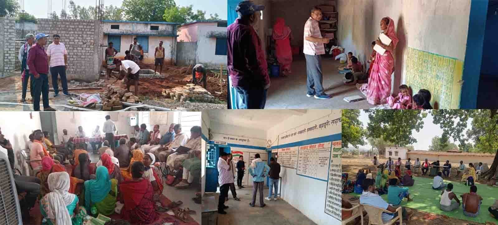 चलो गांव चलें अभियान के तहत पंचायतों के नोडल अधिकारी पहुंच रहे गांवों में विकास कार्यों की प्रगति की जानकारी लेने