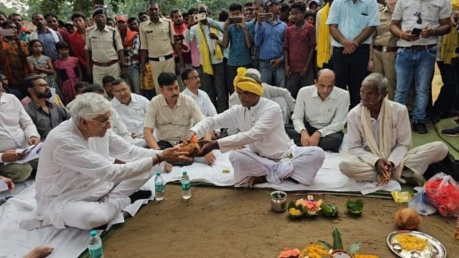 उपमुख्यमंत्री श्री टीएस सिंहदेव ने ग्राम खुंटिया में किया नवीन विद्युत उपकेंद्र हेतु भूमिपूजन, लाभान्वित होंगे 4500 से ज्यादा उपभोक्ता