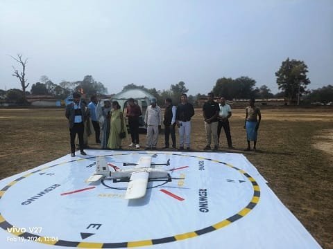ब्लड सैम्पल परिवहन हेतु परिक्षण उडान का हुआ आयोजन’