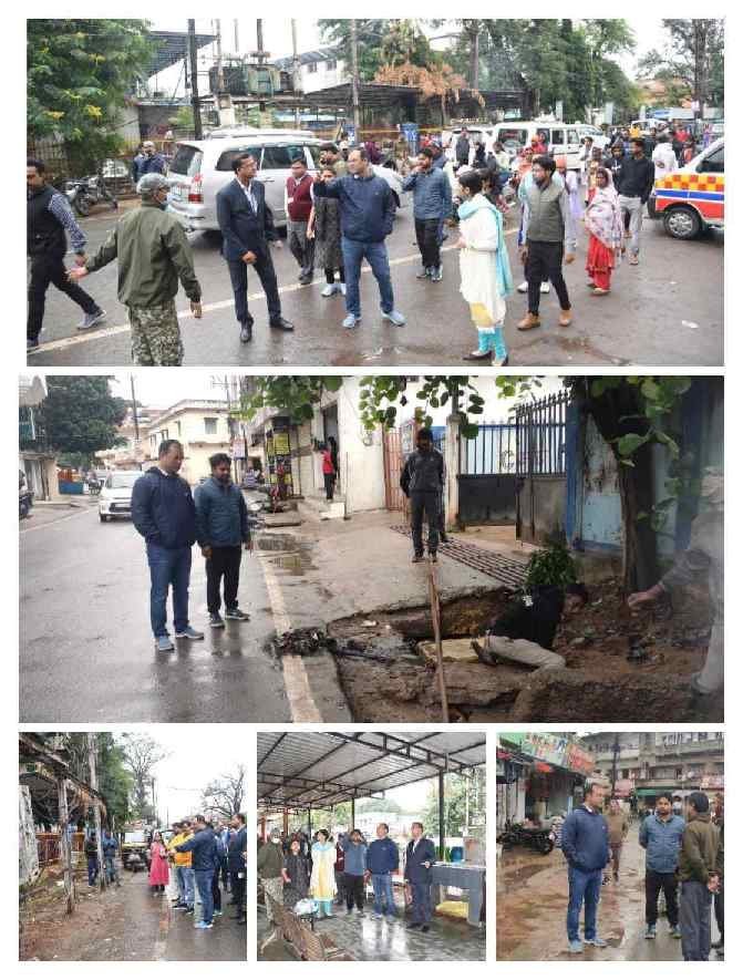 AMBIKAPUR : सड़कों से अतिक्रमण हटाएं, ठेले गुमटियों को व्यवस्थित कर शहरी यातायात व्यवस्था को बेहतर करने के दिए निर्देश - कलेक्टर सरगुजा