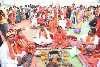 मुख्यमंत्री कन्या विवाह योजनांतर्गत 440 जोड़े बंधे परिणय सूत्र में