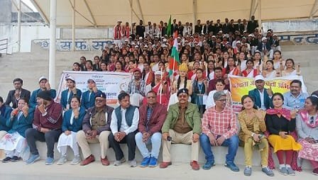 फ्लैश मॉब, नुक्कड़ नाटक जैसे कार्यक्रमों से लोगों को किया मतदान के प्रति जागरूक, गांधी स्टेडियम में समापन
