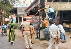 जिले में संपत्ति विरूपण की कार्यवाही लगातार जारी