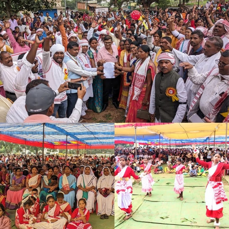 कुसमी में विश्व आदिवासी दिवस की धूम,, कार्यक्रम में हजारों की संख्या में लोगों हुए, शामिल.. सभा व रैली बाद राष्ट्रपति व राज्यपाल के नाम मांगो का ज्ञापन सौपा..